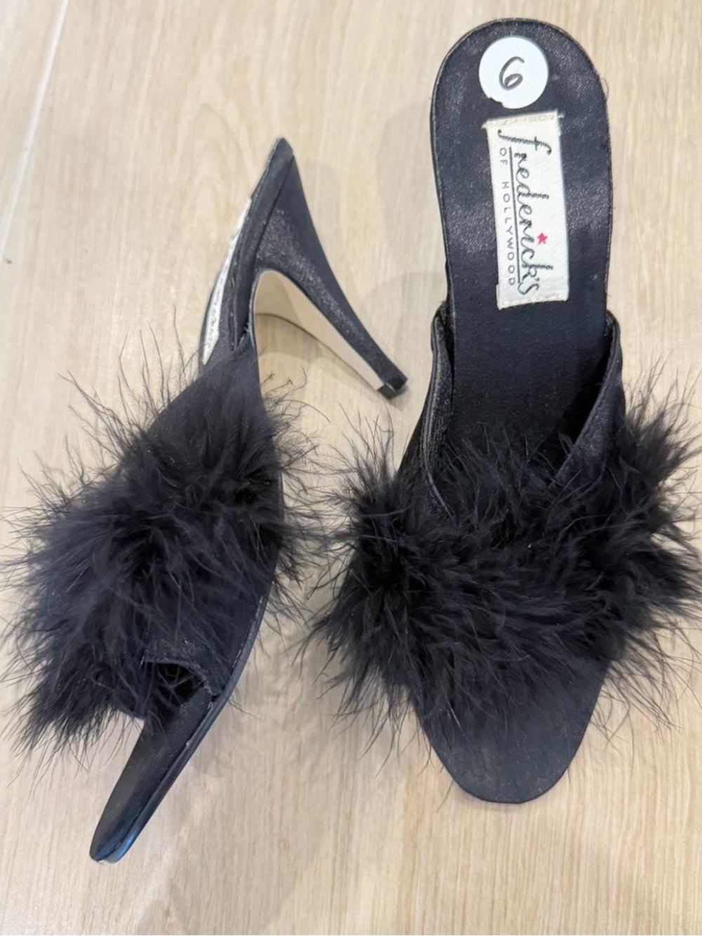 Vintage Frederick's of Hollywood feather heels